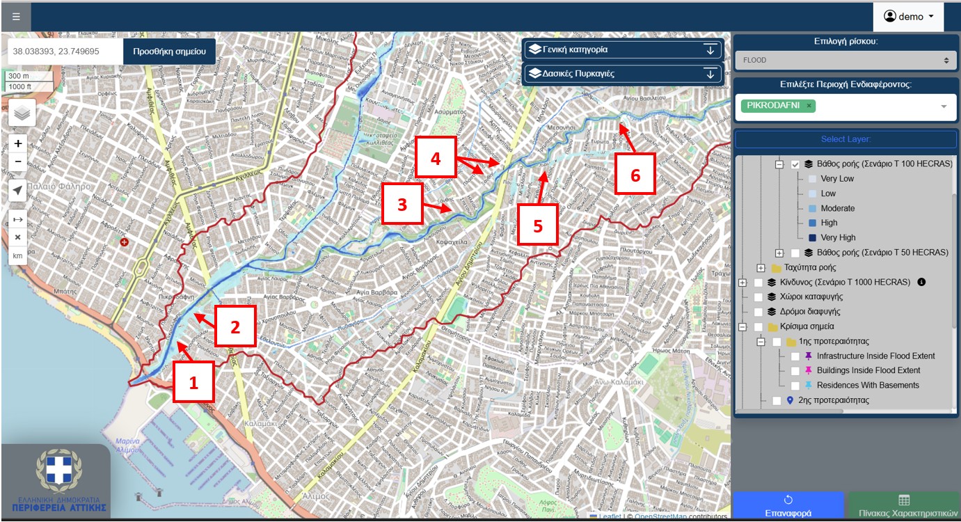  2 Πικροδάφνη χάρτης