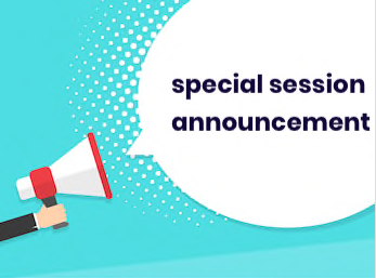 special session announcement