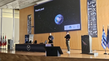 Lecture on Space Surveillance and Tracking activities of BEYOND at the Hellenic Air Force Academy